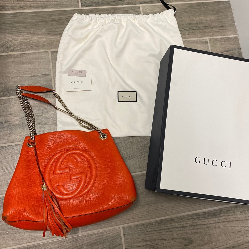 Gucci Soho Oarnge tote